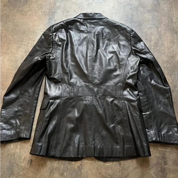 Gucci Women’s Leather Jacket Size 52 IT/Size 16 US - Picture 9 of 10